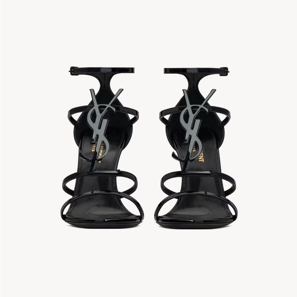 Saint Laurent Patent Leather Cassandra Heels - Picture 1 of 10
